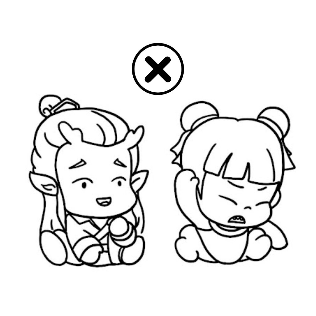 Coloriage Ne Zha et Ao Bing en PDF gratuit à télécharger