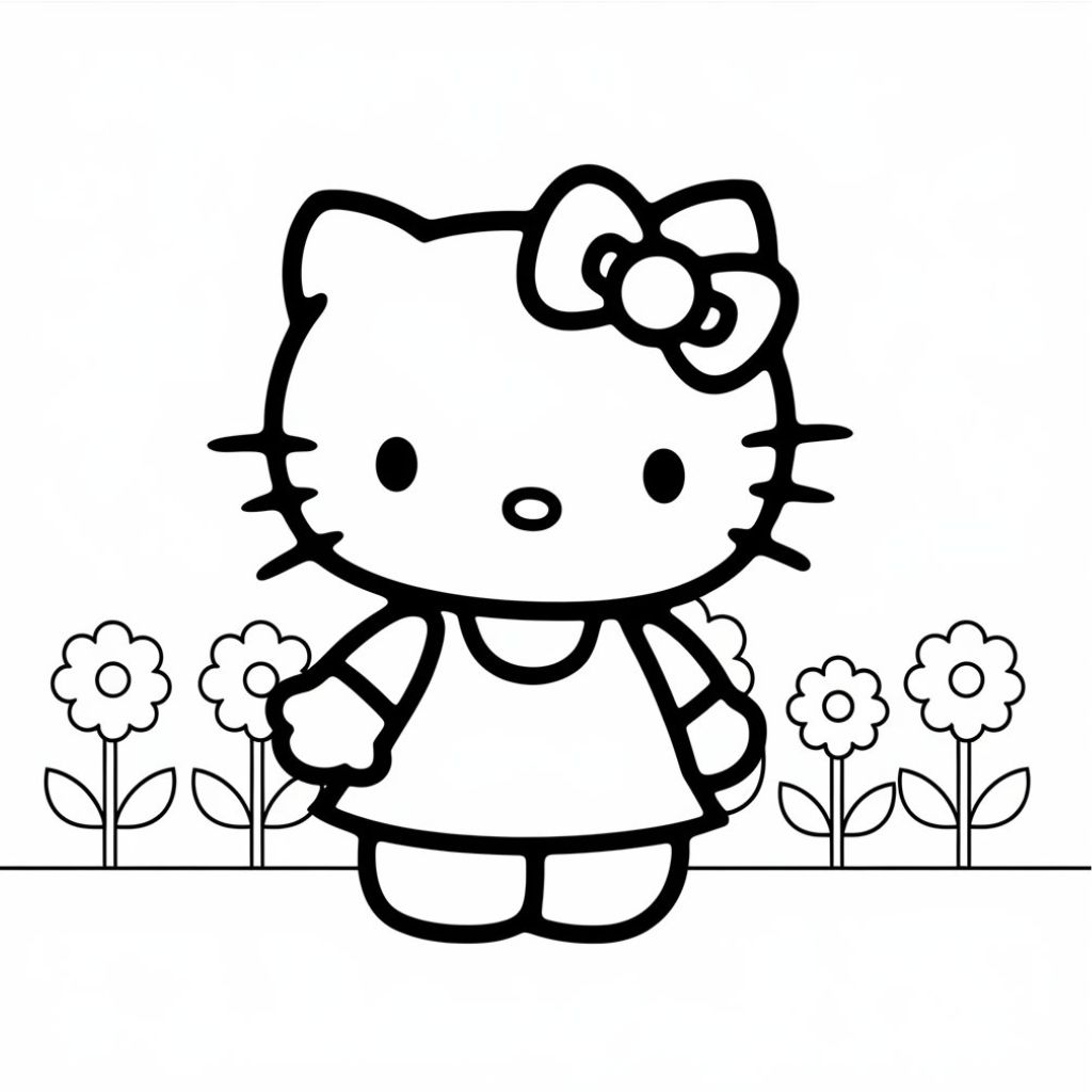 jardin secret coloriage