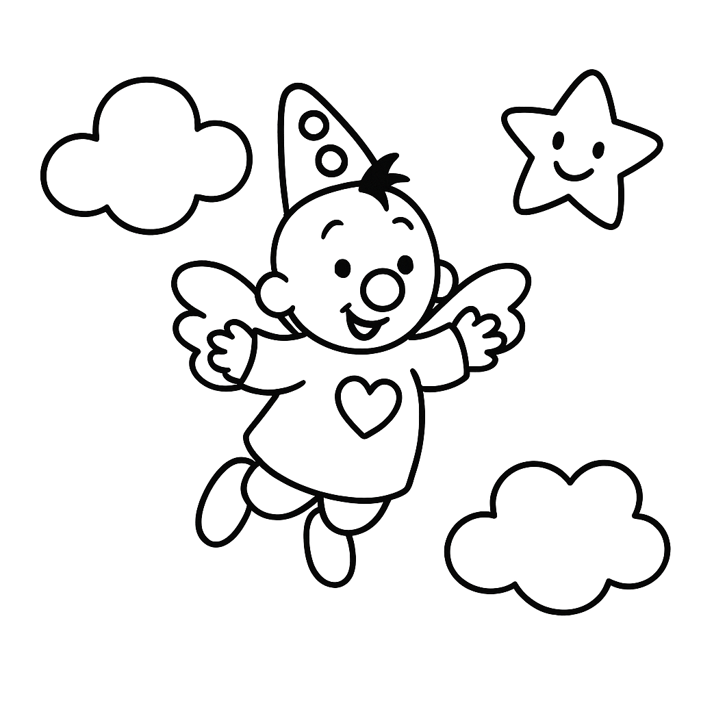 Coloriage gratuit du monde de rêve de Bumba