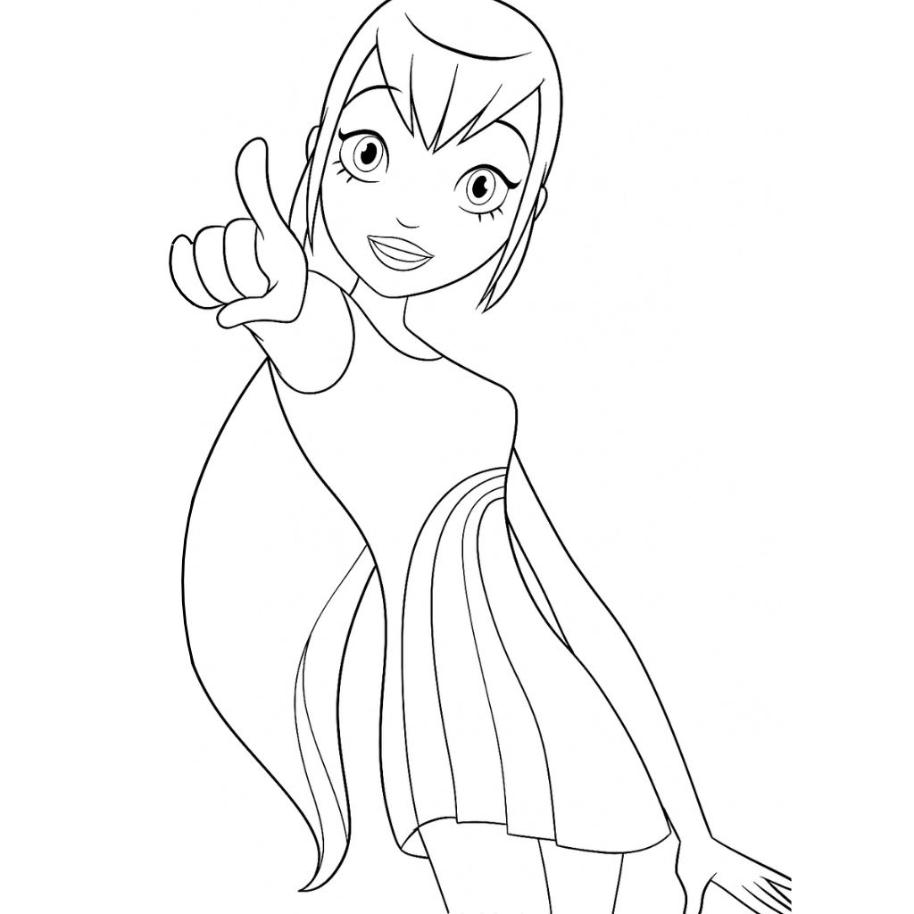 Personnage K3 Karen – dessin à colorier en PDF gratuit