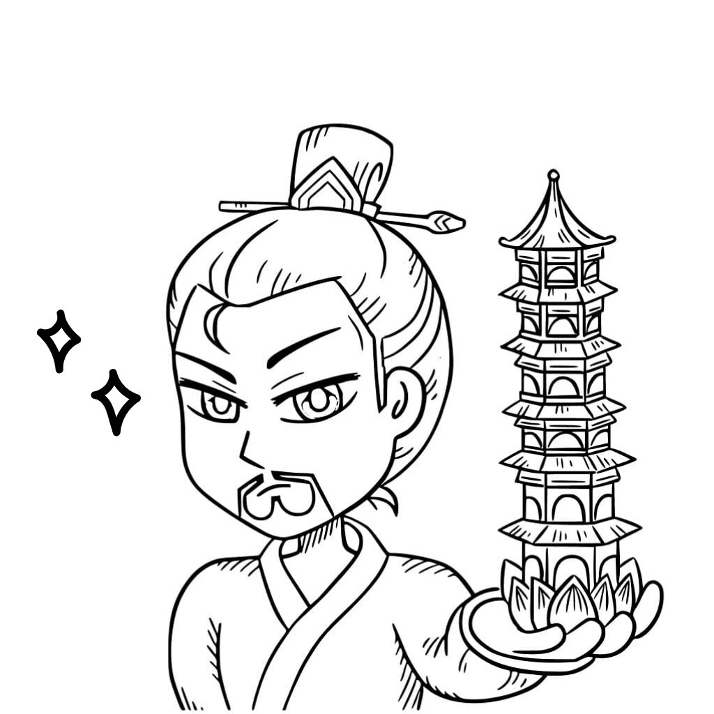 Amusement à colorier avec tous les personnages de Ne Zha gratuitement