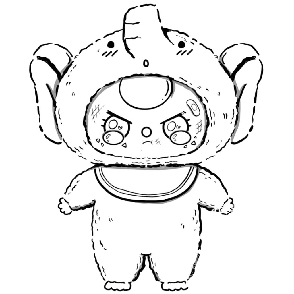 Bébé baby three colorier et imprimer