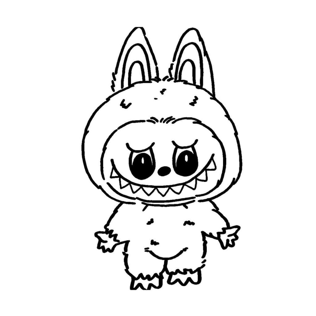Labubu-coloriages-imprimer-gratuitement