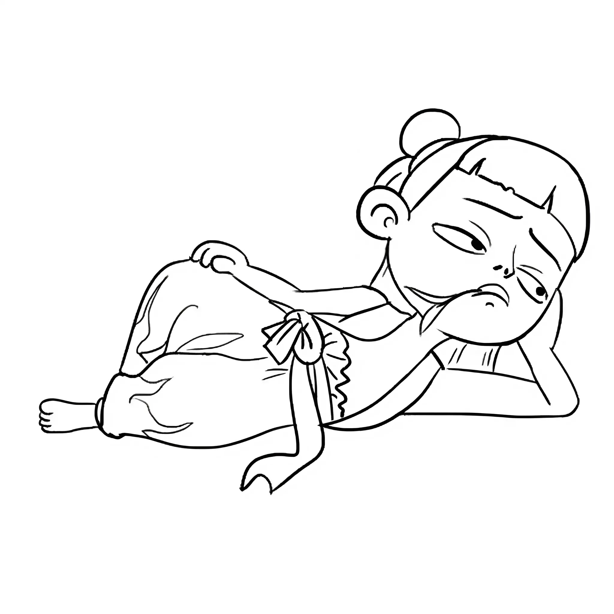 Pages de coloriage Ne Zha à télécharger gratuitement