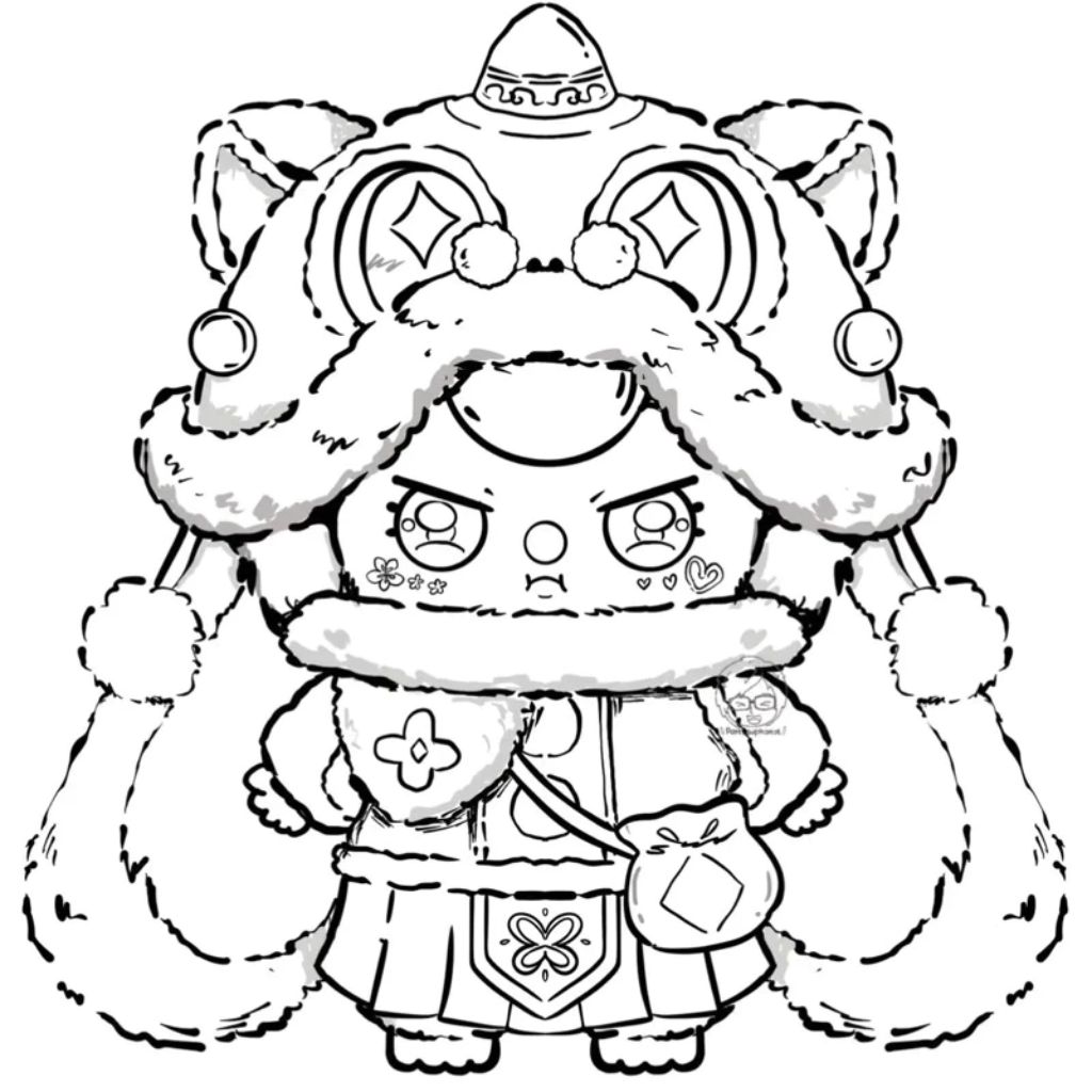 Livre de coloriage baby three pour tout-petits