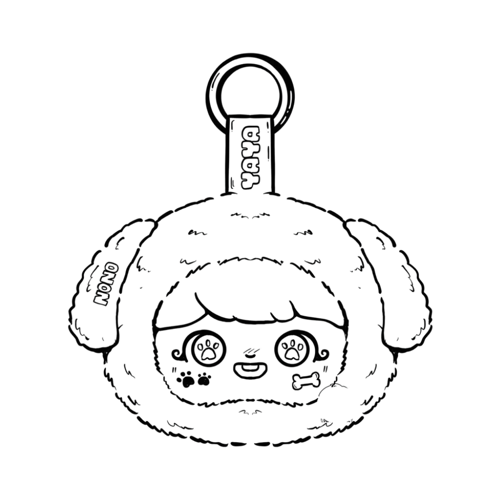 Porte clés avec Baby Three à imprimer