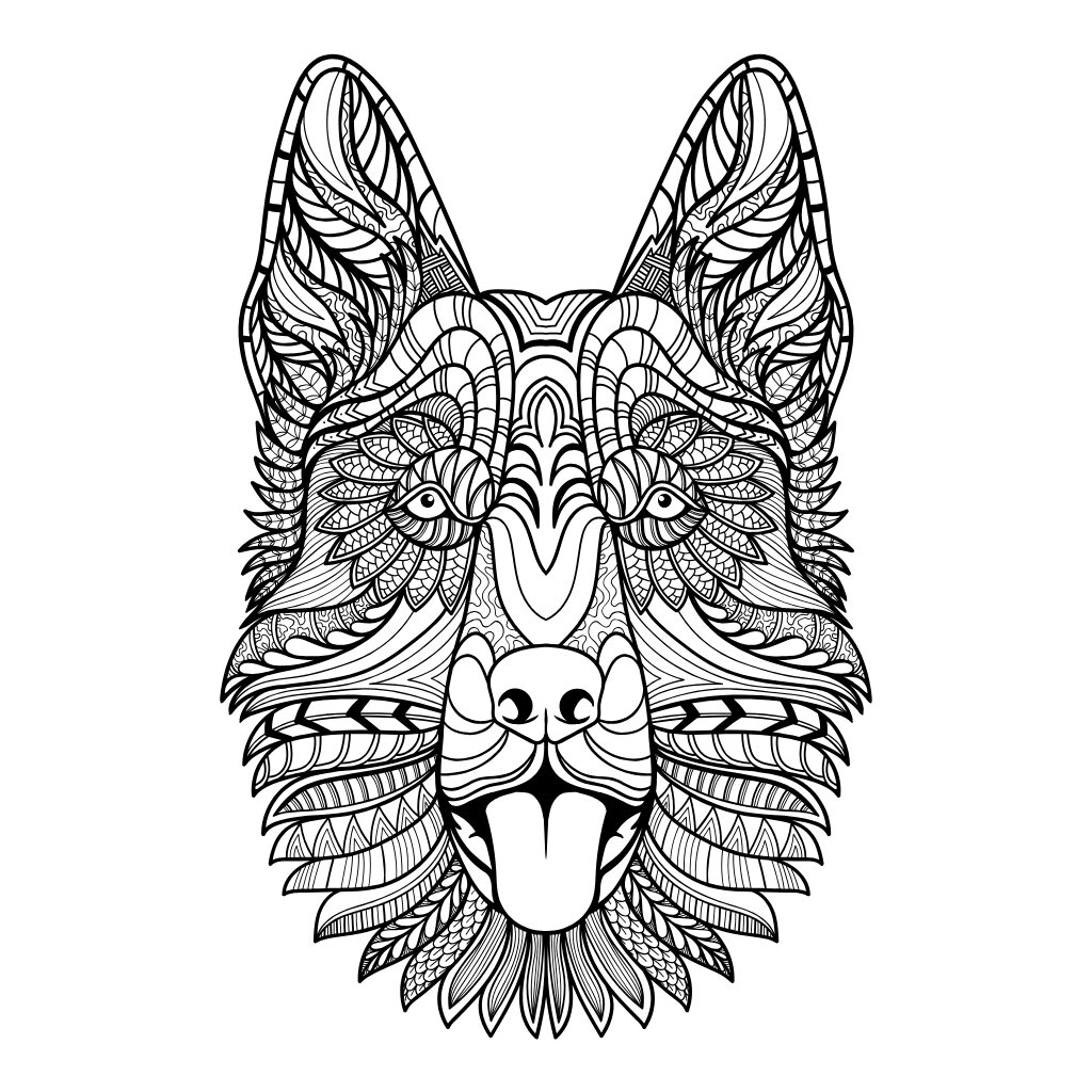 Coloriages Mandalas d’Animaux