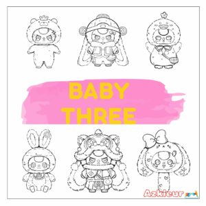 Pages de Coloriage Baby Three
