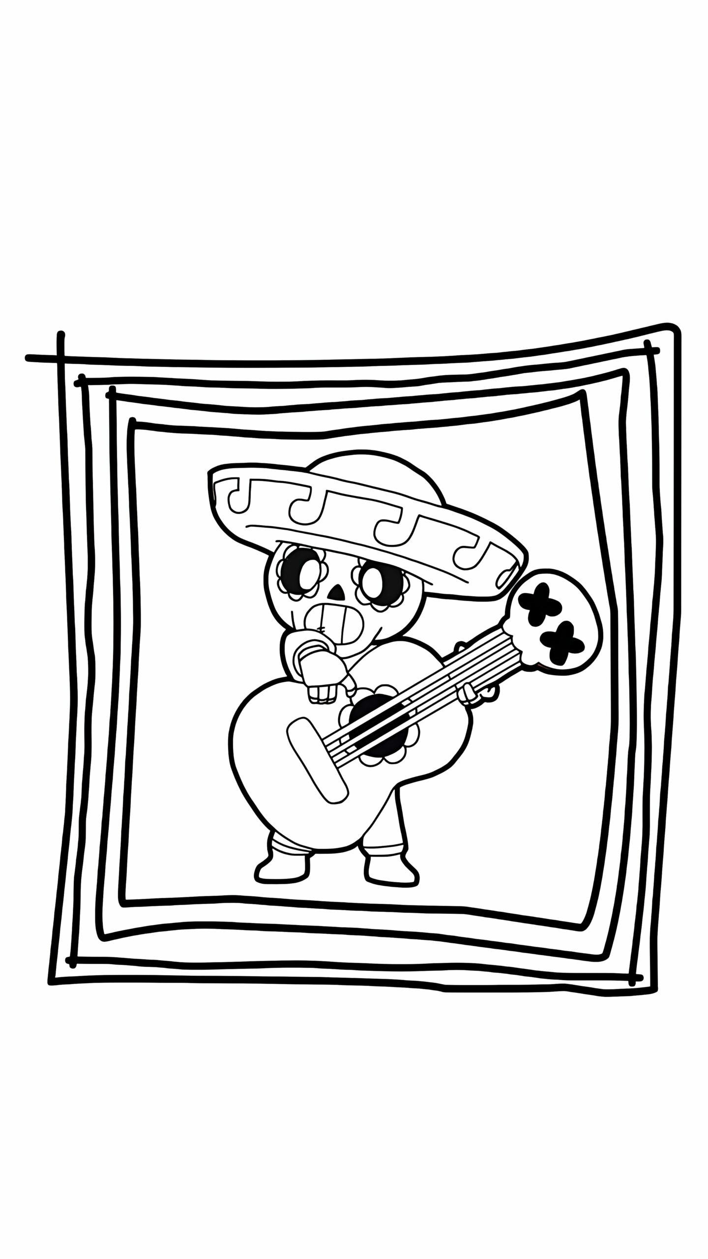 coloriage brawl stars squeak