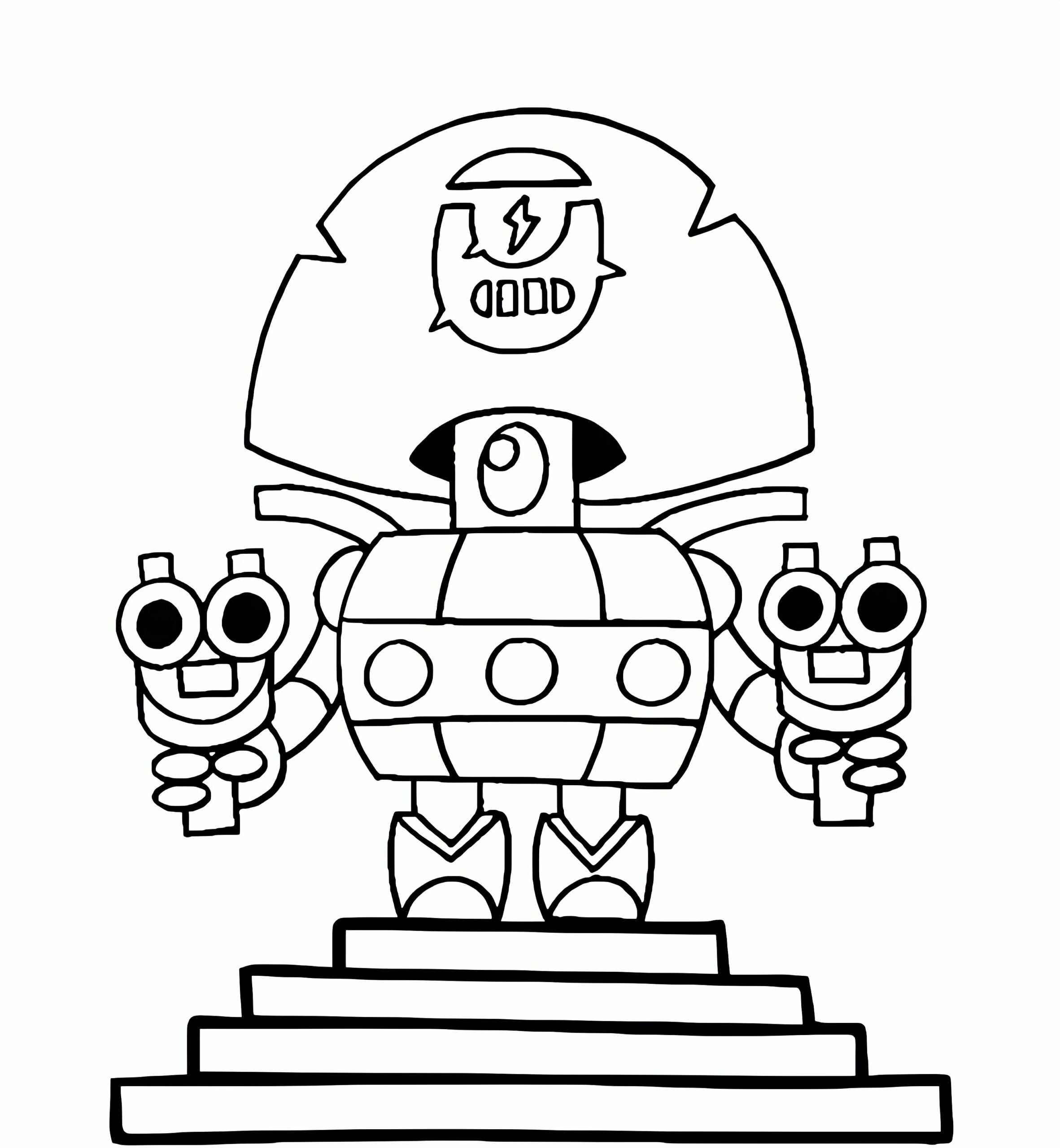coloriage brawl stars doug