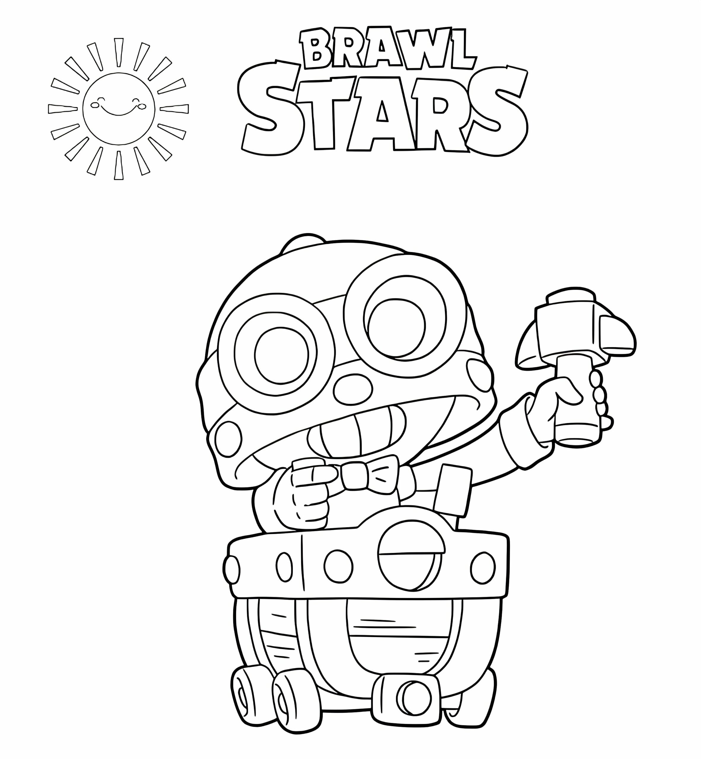 coloriage brawl stars corbac