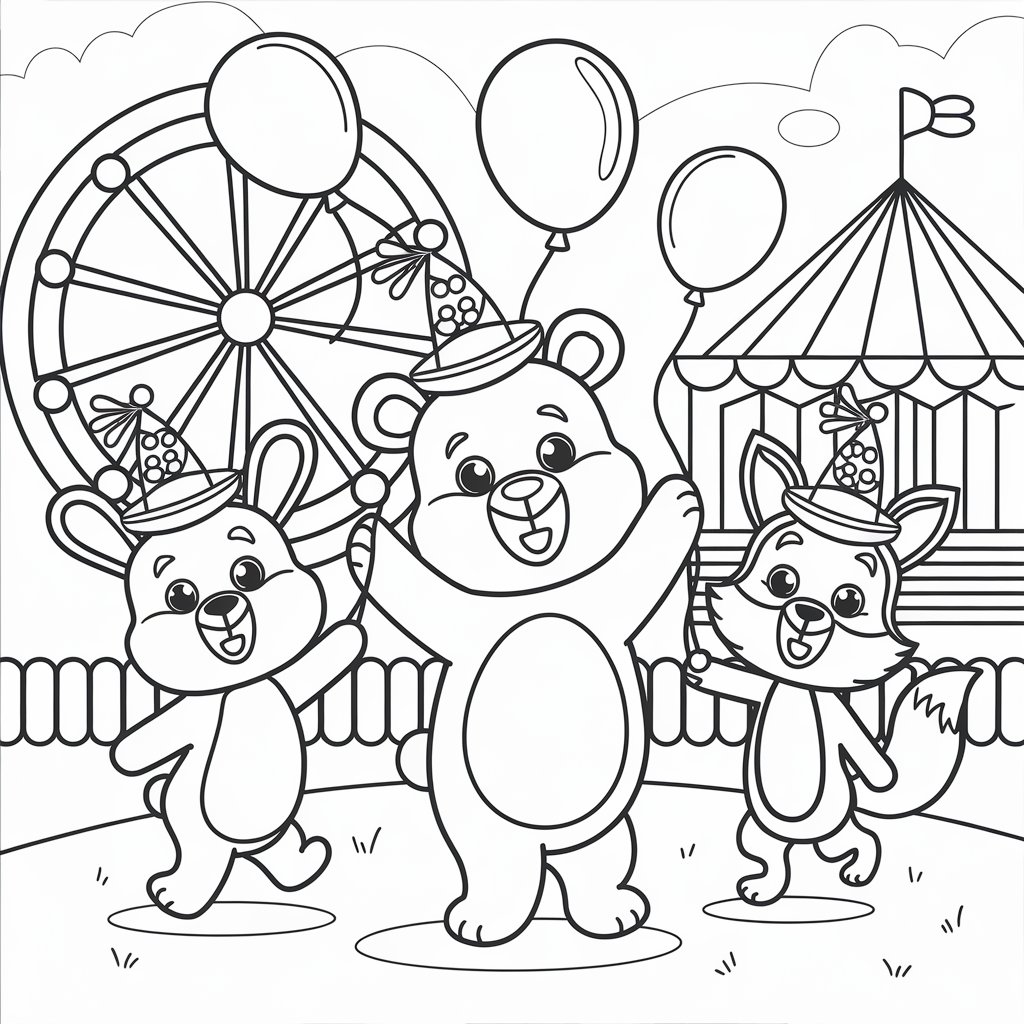 coloriage sur le carnaval