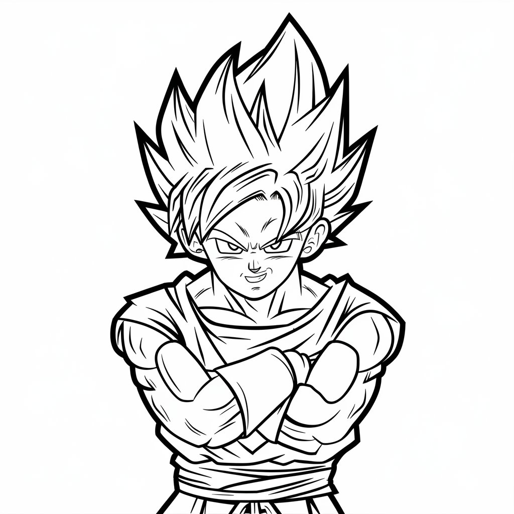 coloriage dragon ball z
