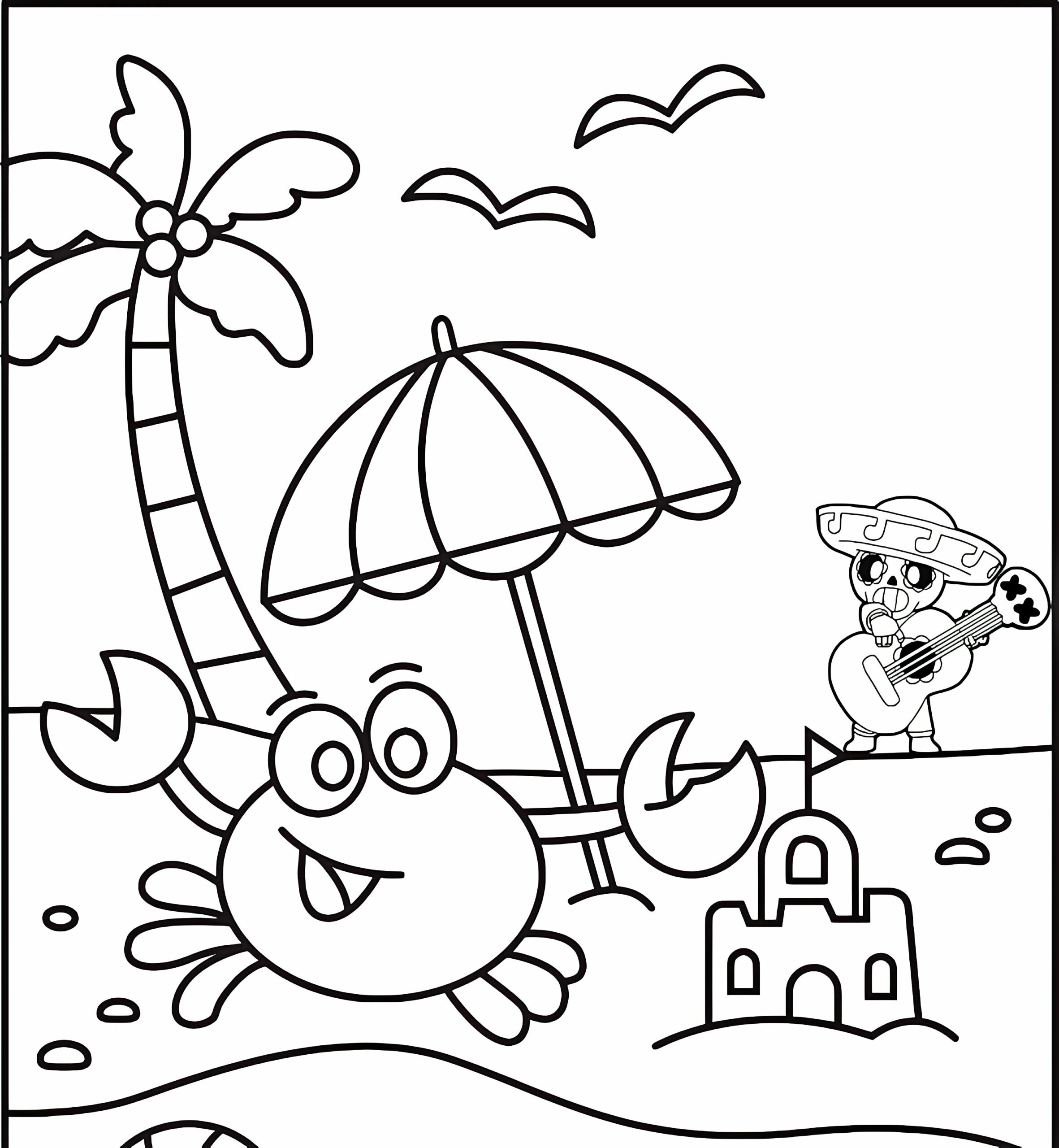 coloriage brawl stars leon