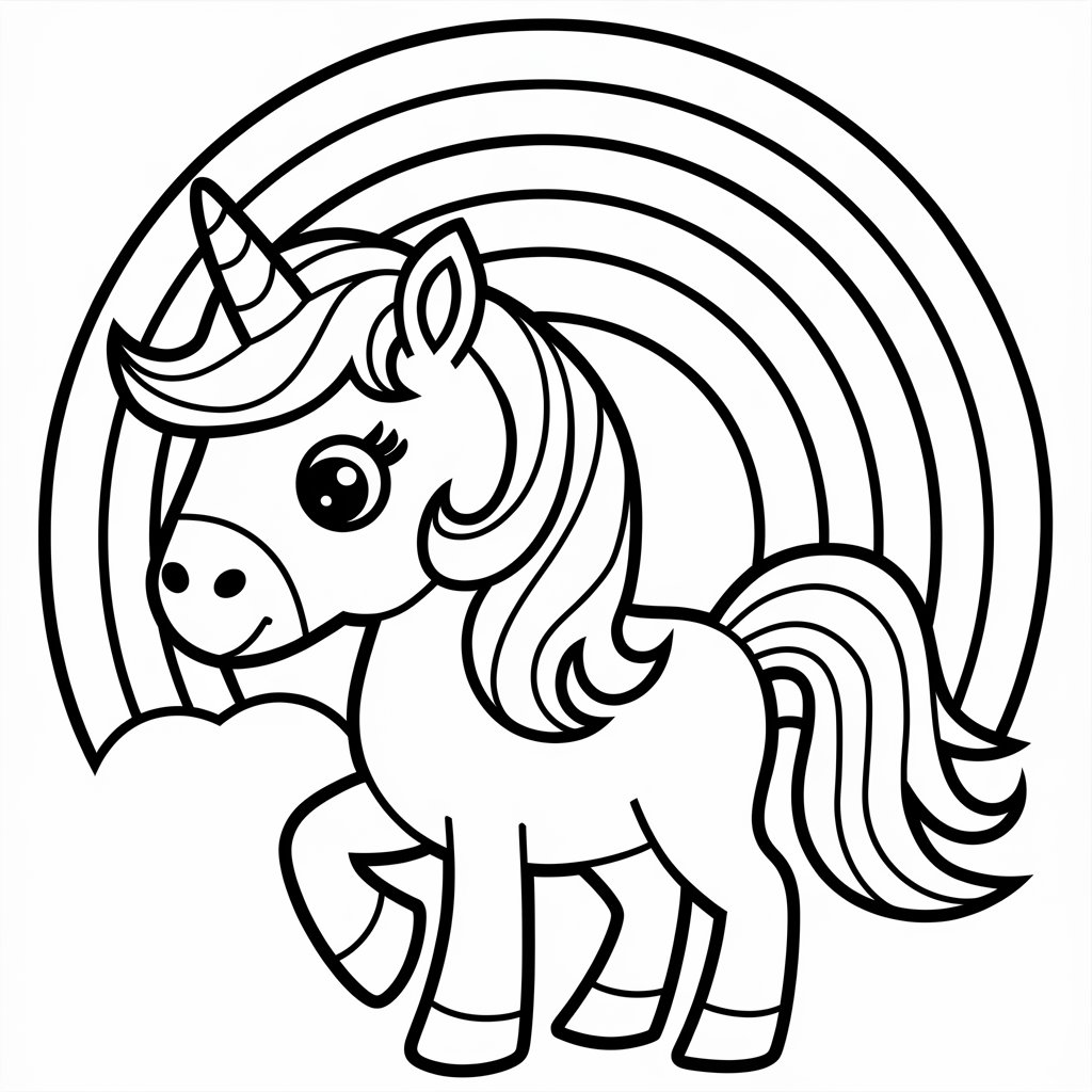 coloriage pegase licorne