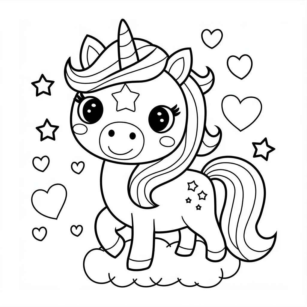 coloriage licorne et princesse