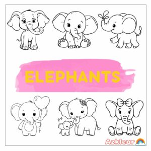 Coloriage Elephant