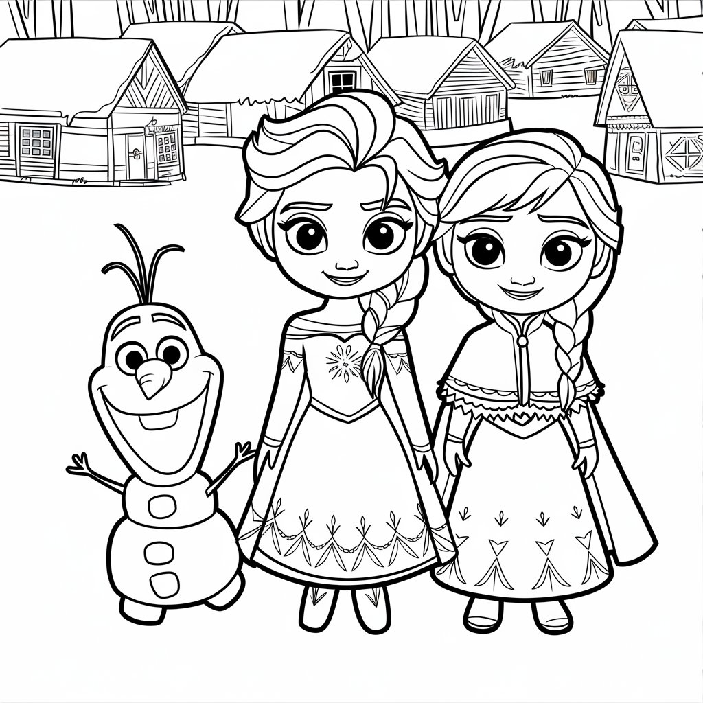 coloriages à imprimer la reine des neiges