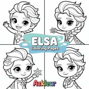 Coloriage Elsa
