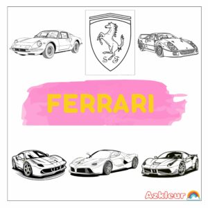 Coloriage Ferrari