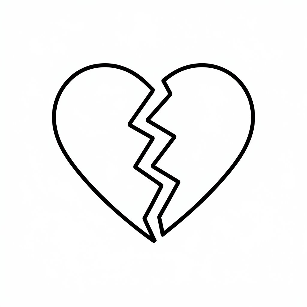 kawaii coloriage coeur