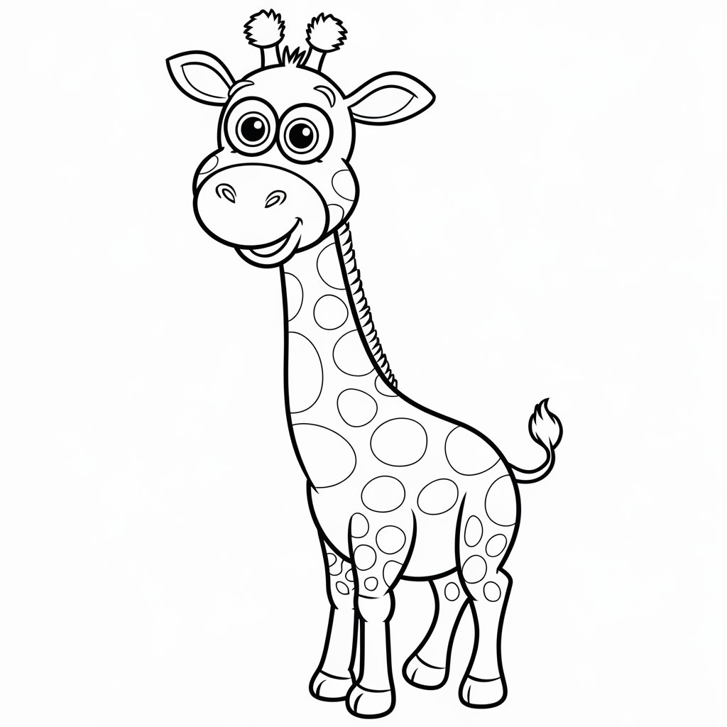 coloriage girafes