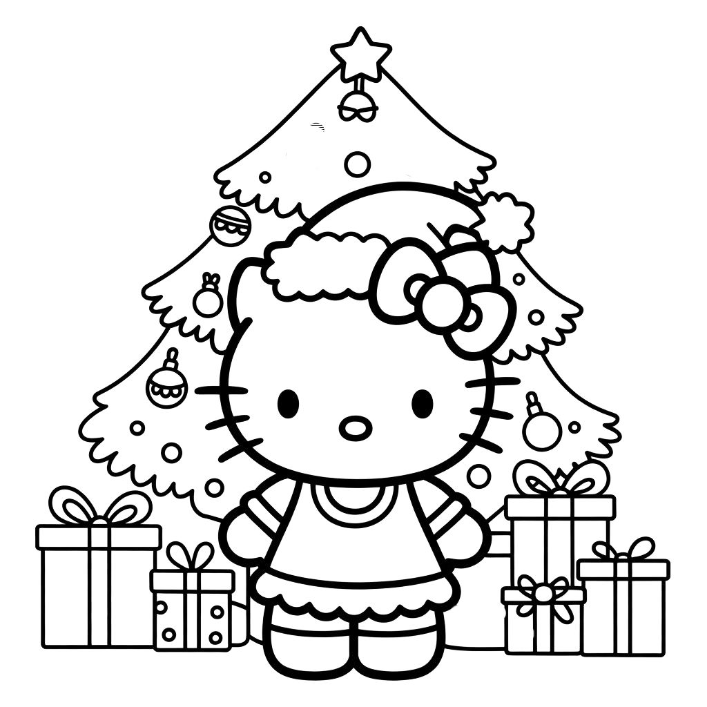 coloriage sapin de noel a imprimer