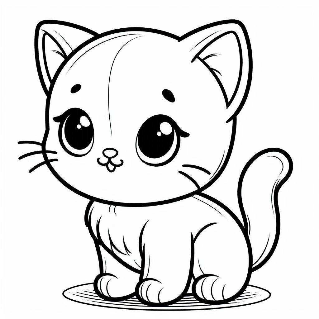 coloriage chaton licorne