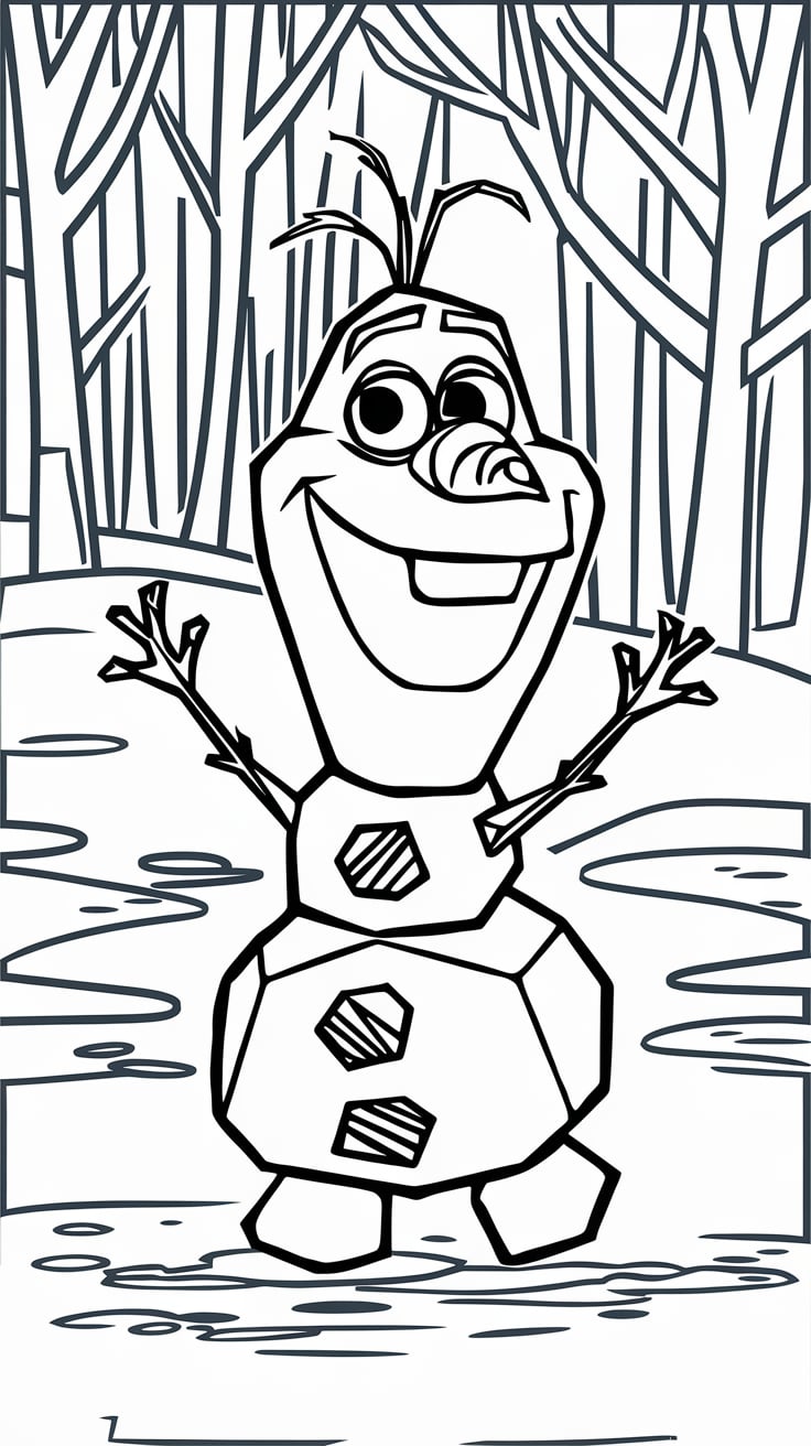 coloriage la reine des neiges a imprimer