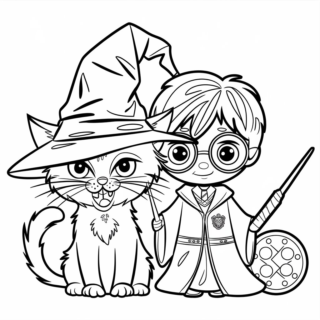 harry potter coloriage
