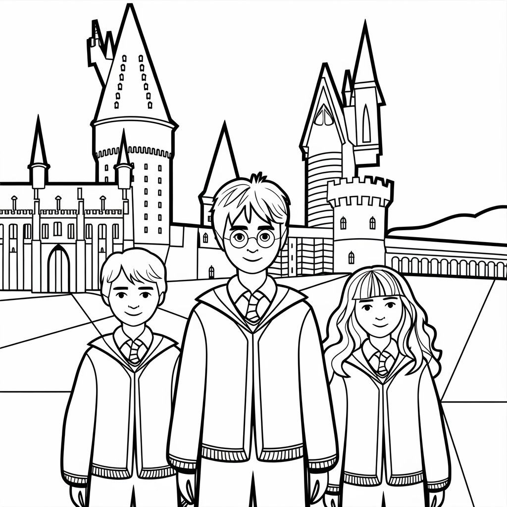 coloriages harry potter