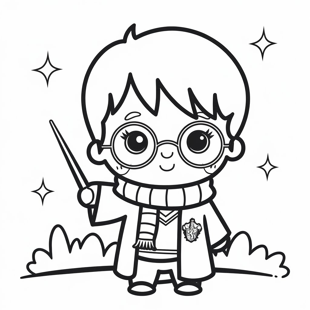 coloriage harry potter