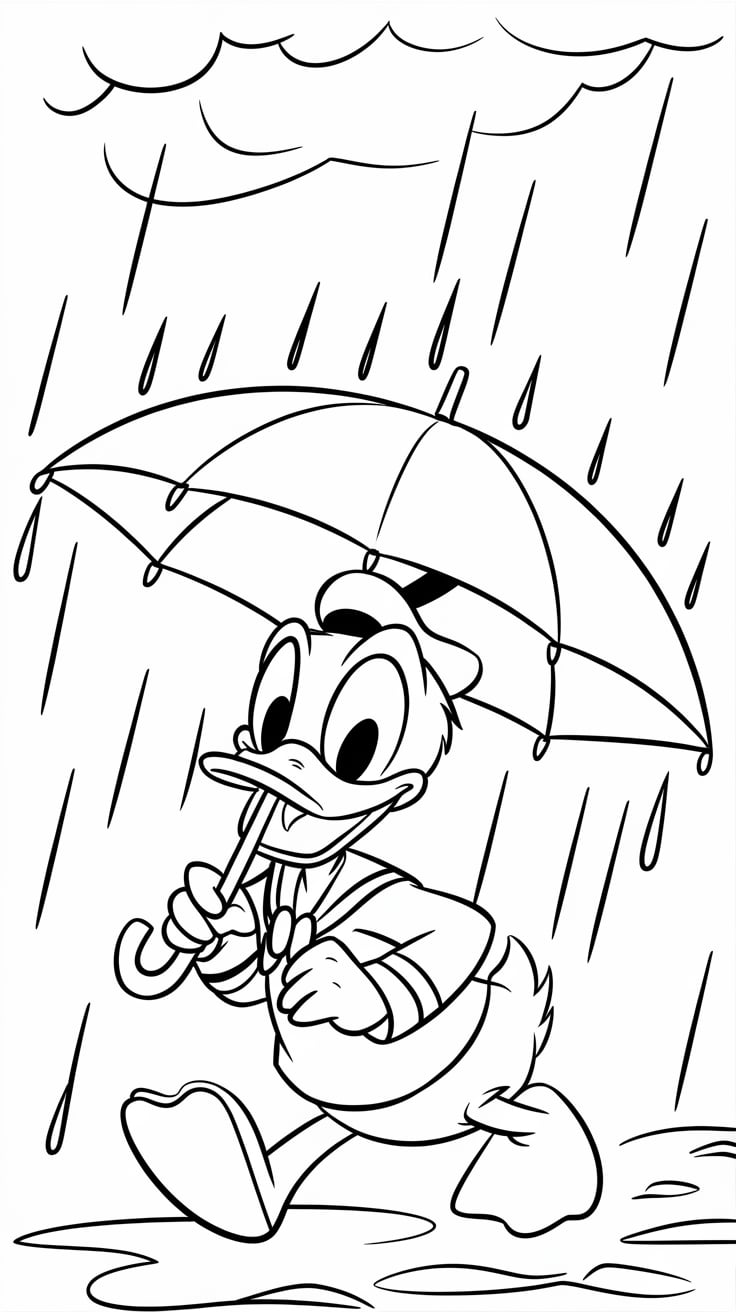 art thérapie coloriage disney donald