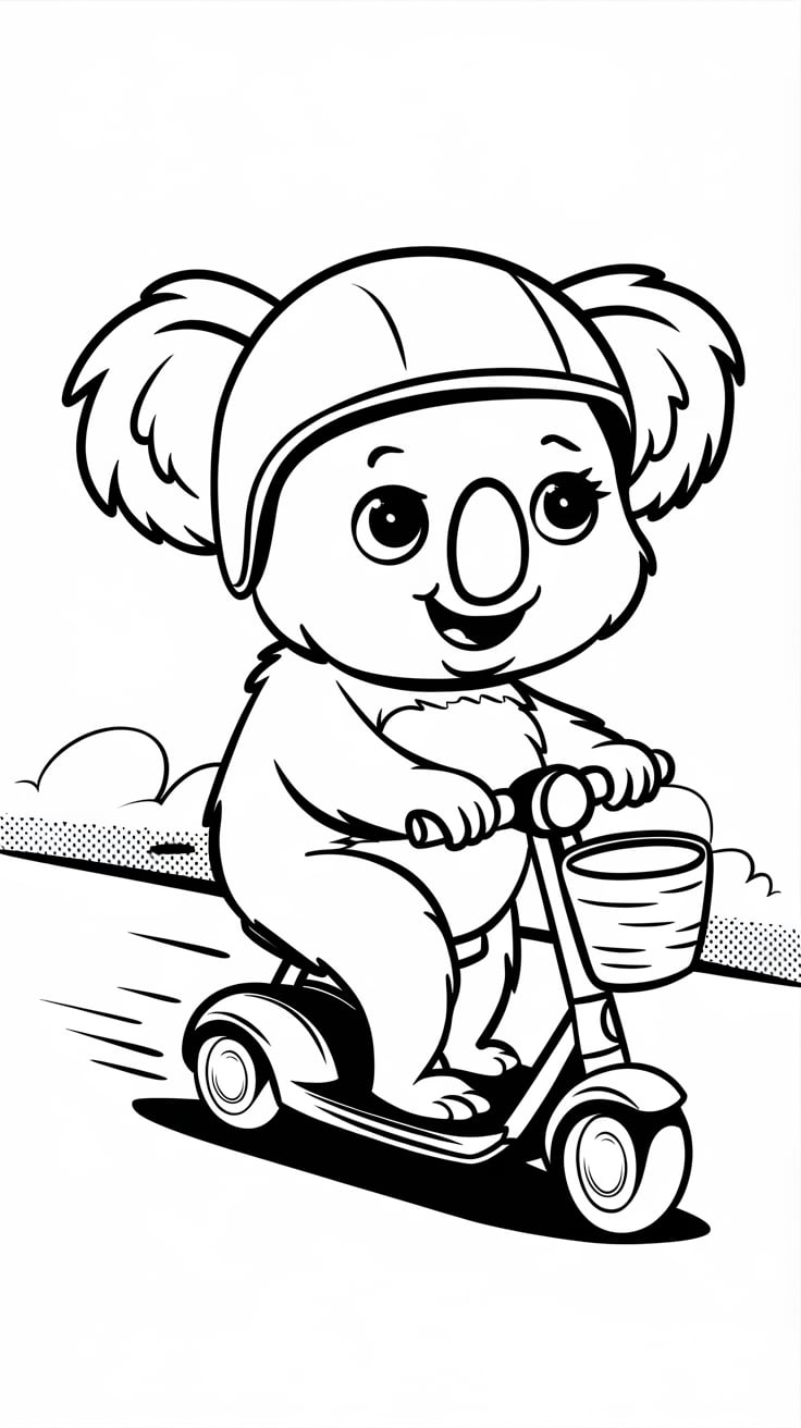 coloriage koala gratuit