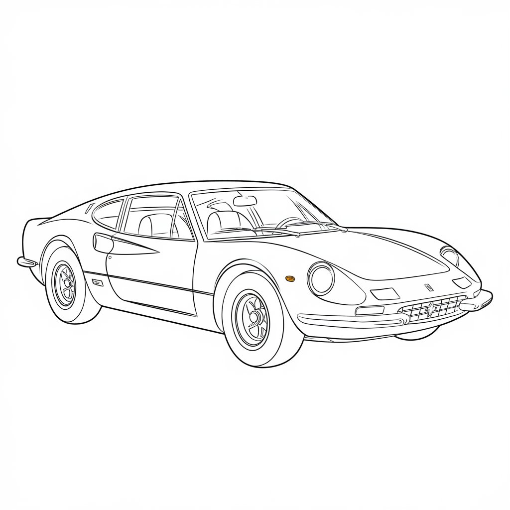 lamborghini coloriage
