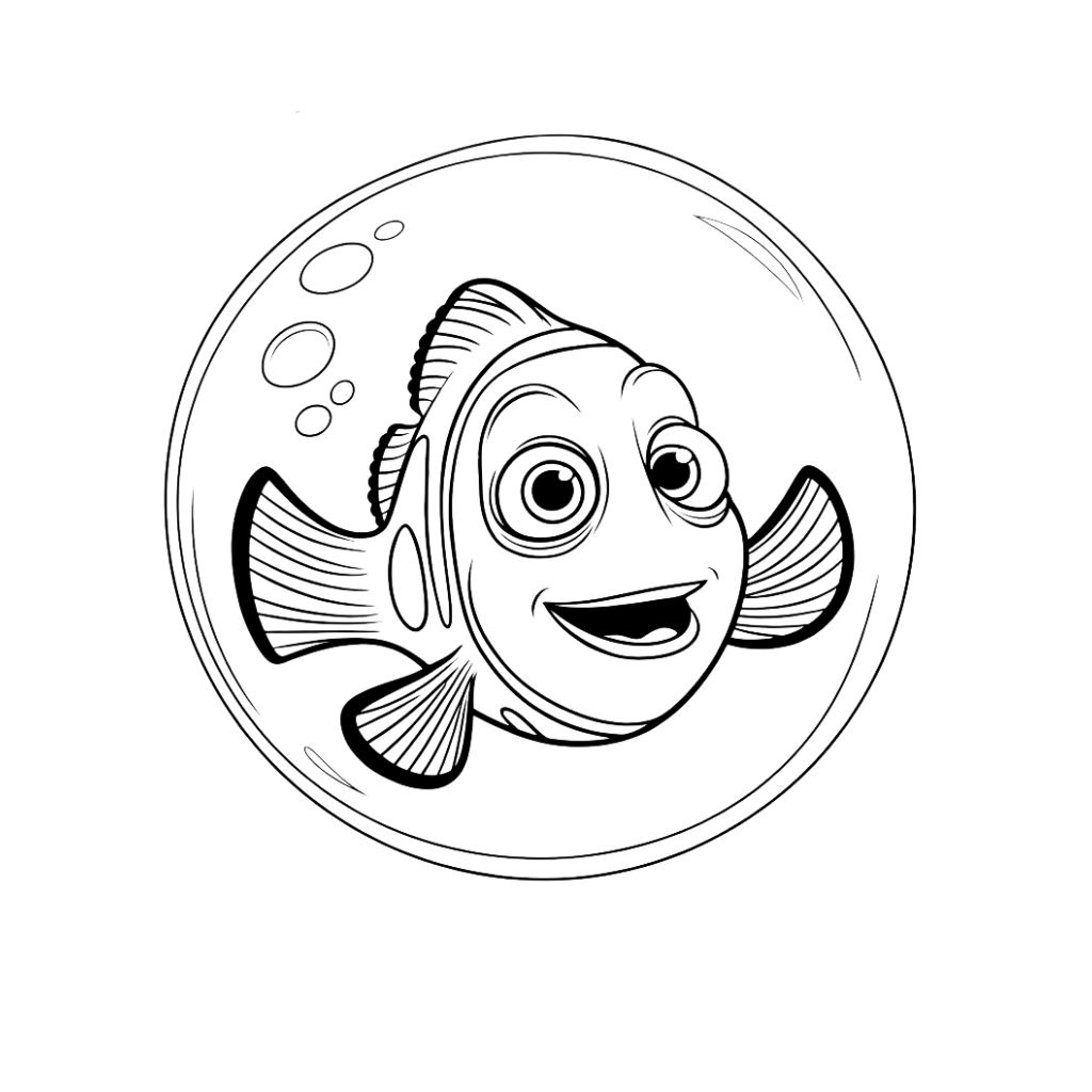 coloriage poissons de mer