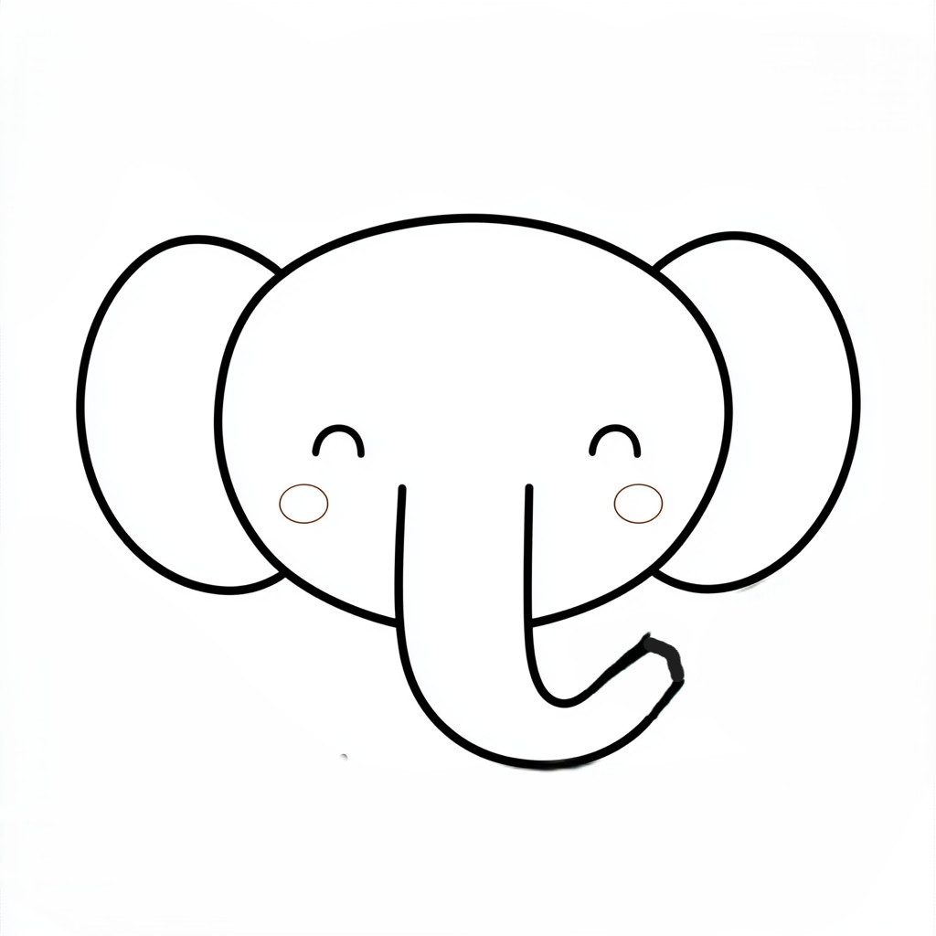 coloriage elephant inde