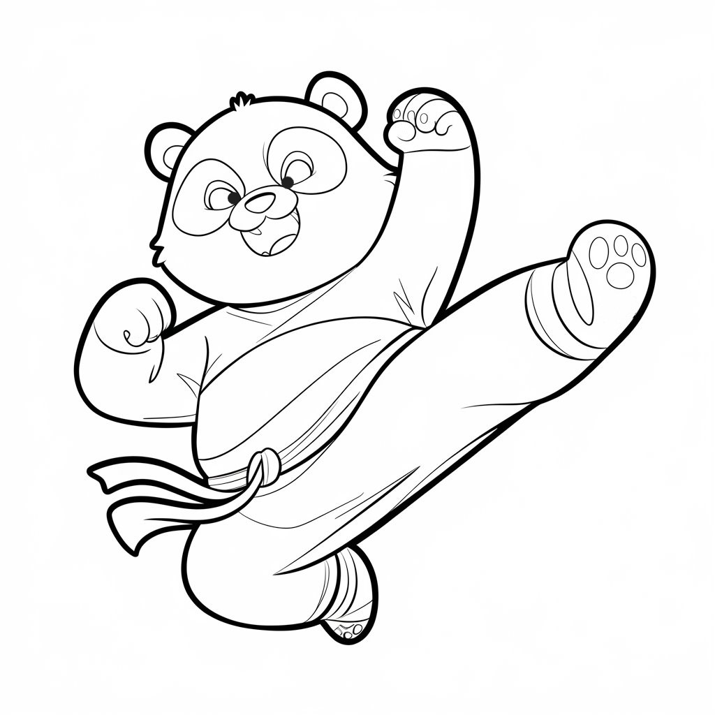 coloriage bubble tea panda