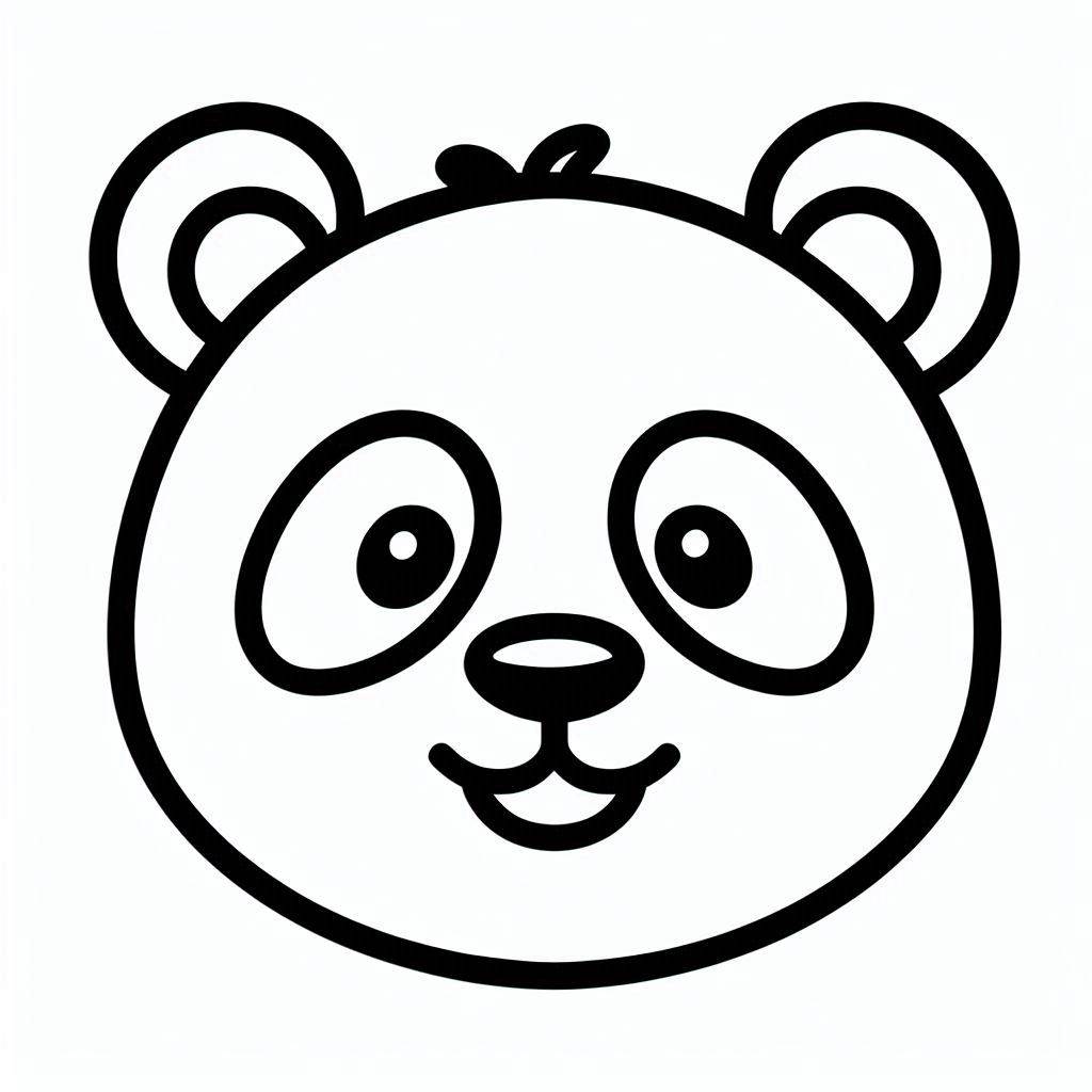 coloriage bebe panda