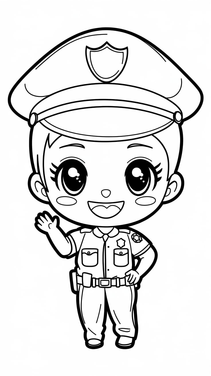 coloriage lego city police