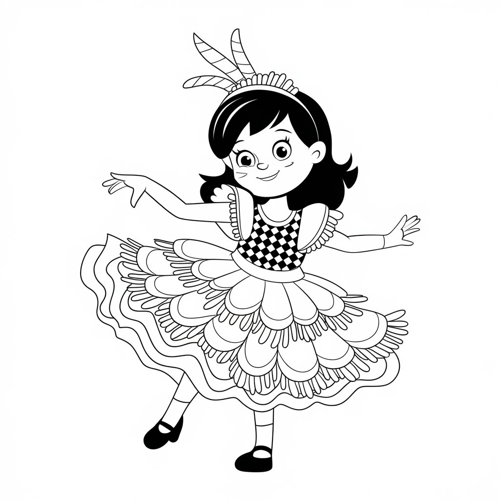 coloriage carnaval imprimer