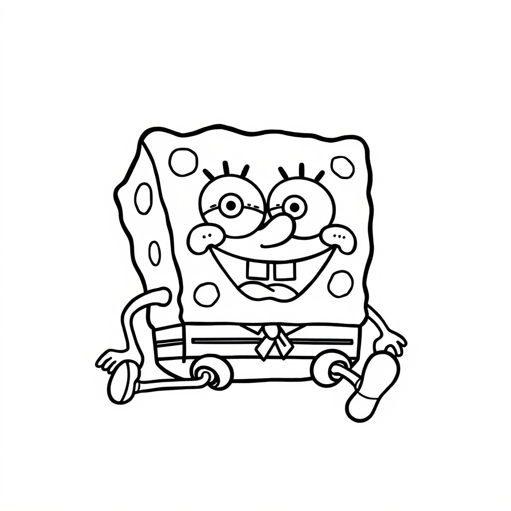 coloriage spongebob gratuit