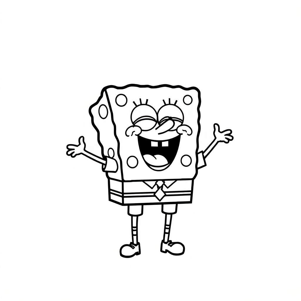 coloriage spongebob imprimer