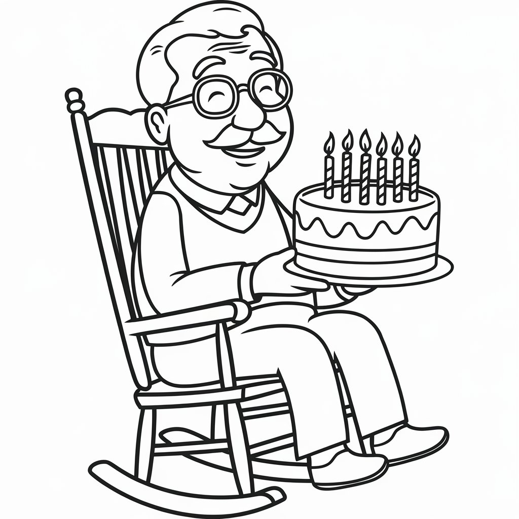 joyeux anniversaire papa coloriage