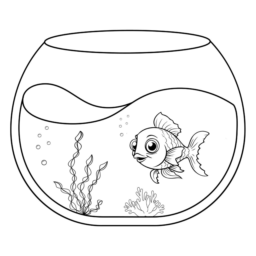 coloriage de poisson à imprimer gratuit