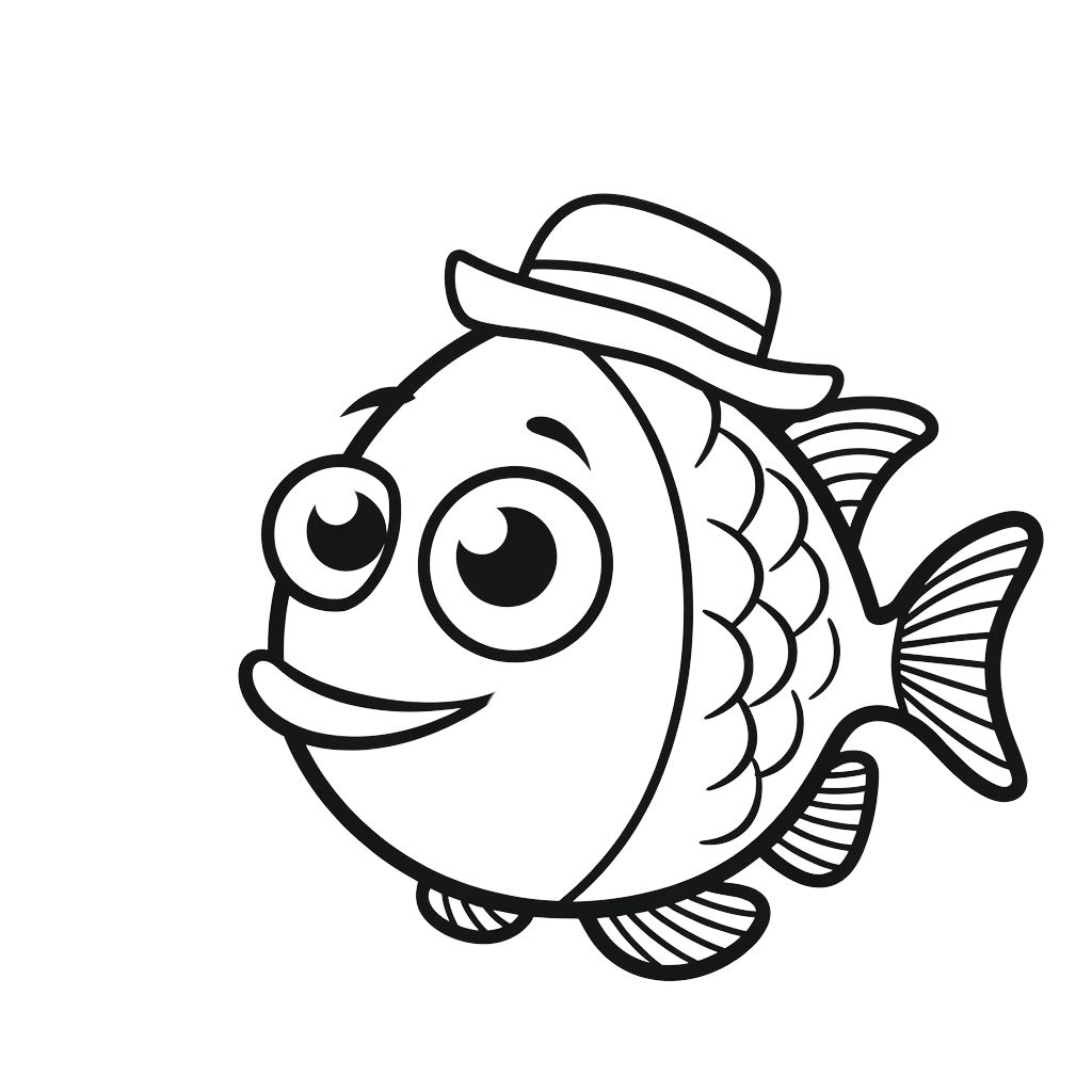 coloriage de poisson a imprimer gratuit