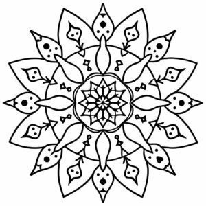 coloriages mandalas à imprimer