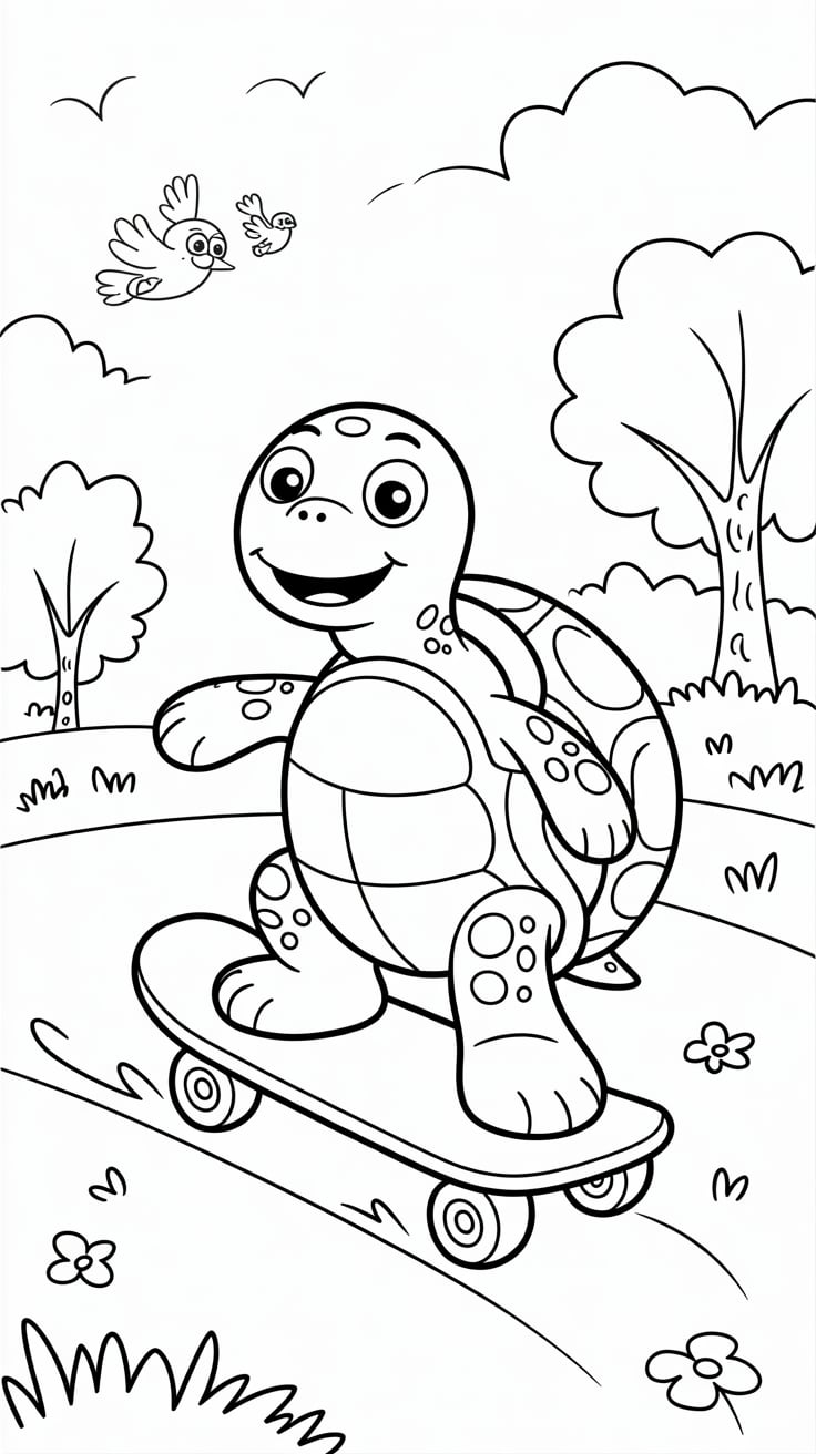 dessin d une tortue
