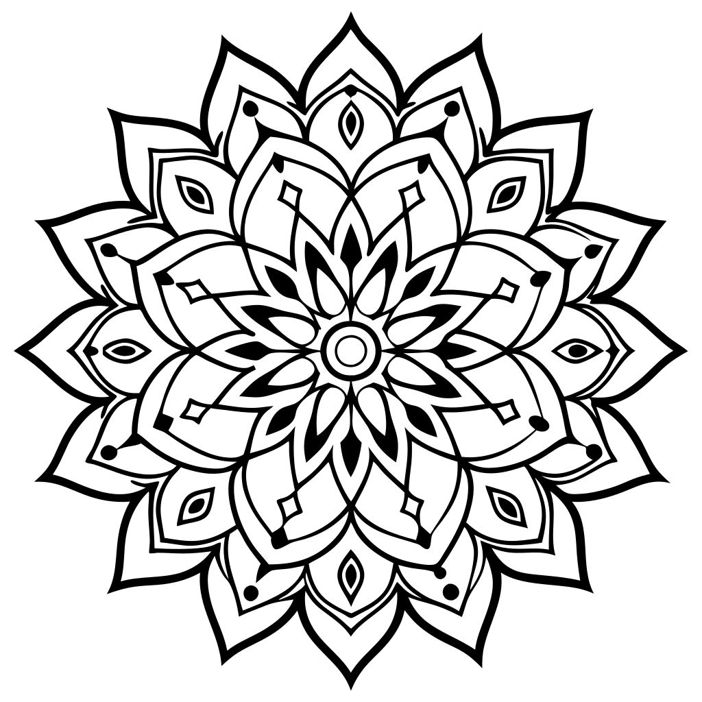 coloriage mandalas