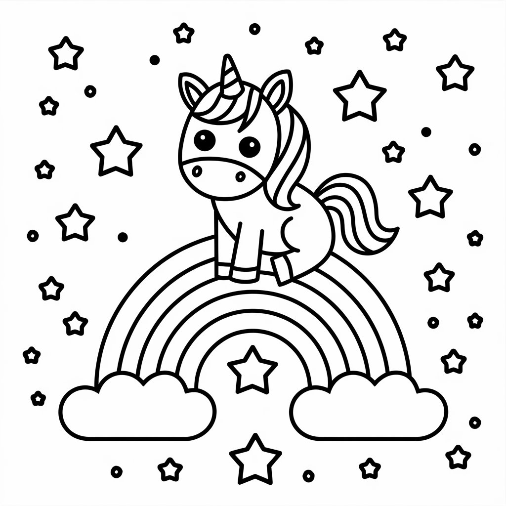 coloriage princesse licorne